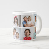 独自のフォトコラージュを作成 ジャンボコーヒーマグカップ (正面右)