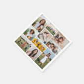 独自のフォトコラージュを作成 スタンダードカクテルナプキン (角)