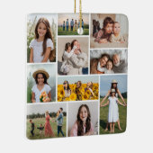 独自のフォトコラージュを作成 セラミックオーナメント (右)