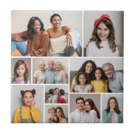 独自のフォトコラージュを作成 タイル