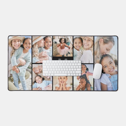 独自のフォトコラージュを作成 デスクマット (キーボード&マウス)