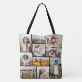 独自のフォトコラージュを作成 トートバッグ (裏面)