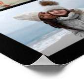 独自のフォトコラージュを作成 ポスター (角)