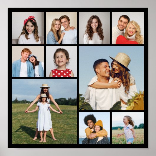 独自のフォトコラージュを作成 ポスター (正面)