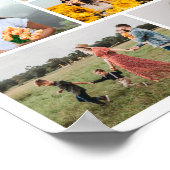 独自のフォトコラージュを作成 ポスター (角)