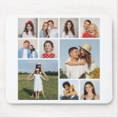 独自のフォトコラージュを作成 マウスパッド (正面)