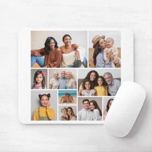 独自のフォトコラージュを作成 マウスパッド (マウス)