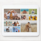 独自のフォトコラージュを作成 マウスパッド (正面)