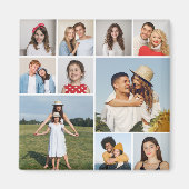 独自のフォトコラージュを作成 マグネット (正面)