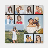 独自のフォトコラージュを作成 マグネット (正面)