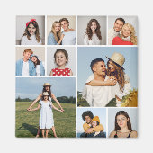 独自のフォトコラージュを作成 マグネット (正面)