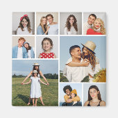 独自のフォトコラージュを作成 マグネット (正面)