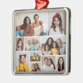 独自のフォトコラージュを作成 メタルオーナメント (左)