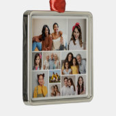 独自のフォトコラージュを作成 メタルオーナメント (右)