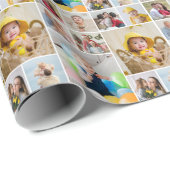 独自のフォトコラージュを作成 ラッピングペーパー (ロールコーナー)