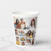 独自のフォトコラージュを作成 紙コップ (正面)