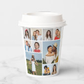 独自のフォトコラージュを作成 紙コップ (裏面)