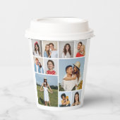 独自のフォトコラージュを作成 紙コップ (正面)