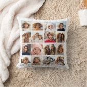 独自のフォトコラージュを作成 – 16枚の写真 クッション (ブランケット)