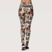 独自のフォトコラージュを作成 – 16枚の写真 レギンス (裏面)