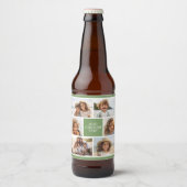 独自のフォトコラージュを作成 – 6枚の写真と文字 ビールラベル (正面)