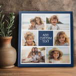 独自のフォトコラージュを作成 – 6枚の写真Monogram タイル<br><div class="desc">最大6つの正方形の写真を使用して、個人的なユニーク贈り物を作成する。変更をもし行うには、ツークリックルの写真を調整する必要がある。</div>