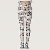 独自のフォトコラージュを作成 – 9枚の写真 レギンス (正面)