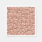 独自のフォトコラージュカスタムを作おもしろい成する スタンダードカクテルナプキン (正面)