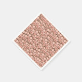 独自のフォトコラージュカスタムを作おもしろい成する スタンダードカクテルナプキン (角)