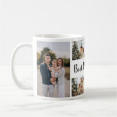独自のフォトコラージュカスタムを作成する最高のMom Ever コーヒーマグカップ (左)