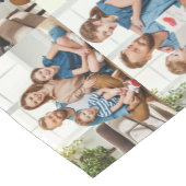 独自のフォトコラージュカスタム14枚の写真を作成する ショートテーブルランナー (コーナー)