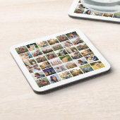 独自のフォトコラージュパーソナライズされたを作成する コースター (左側)