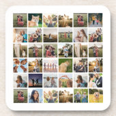 独自のフォトコラージュパーソナライズされたを作成する コースター (正面)