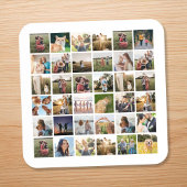 独自のフォトコラージュパーソナライズされたを作成する コースター