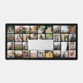 独自のフォトコラージュパーソナライズされたを作成する デスクマット (キーボード&マウス)