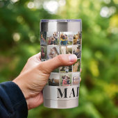 独自のフォトコラージュパーソナライズされたを作成する 保温保冷タンブラー