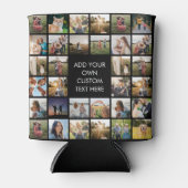 独自のフォトコラージュパーソナライズされたを作成する 缶クーラー (正面)