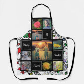 独自のフォトコラージュ庭園のエプロンを作成 エプロン (正面)