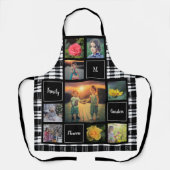 独自のフォトコラージュ庭園のエプロンを作成 エプロン (正面)