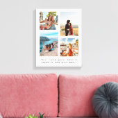 独自のフォトコラージュ引用文の作成 キャンバスプリント (インサイチュ (リビング))