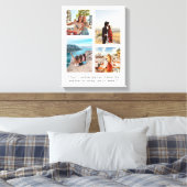 独自のフォトコラージュ引用文の作成 キャンバスプリント (インサイチュ (寝室))