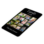 独自のフォトコラージュ数々の白黒の作成 マグネット (左側)