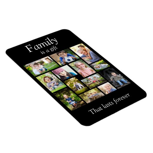 独自のフォトコラージュ数々の白黒の作成 マグネット (右側)