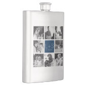 独自のフォトコラージュ結婚モノグラムの作成 フラスク (右)