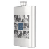 独自のフォトコラージュ結婚モノグラムの作成 フラスク (左)