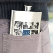 独自のフォトコラージュ結婚モノグラムの作成 フラスク (インサイチュ)