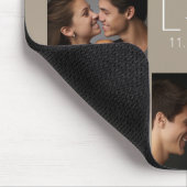 独自のフォトコラージュ結婚モノグラムの作成 マウスパッド (コーナー)