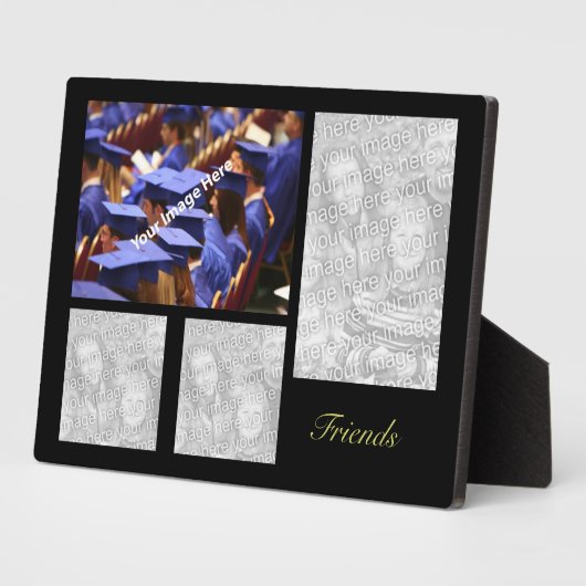 独自のフォトコラージュ記念プラークの作成 フォトプラーク (側面)