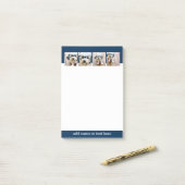 独自のフォトコラージュNavy 4写真の作成 ポストイット (デスク上)