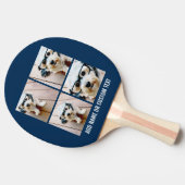 独自のフォトコラージュNavy 4写真の作成 卓球ラケット (横)